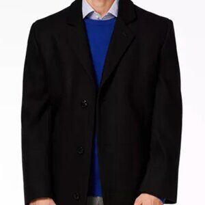 London Fog Men's Signature Wool-Blend Overcoat